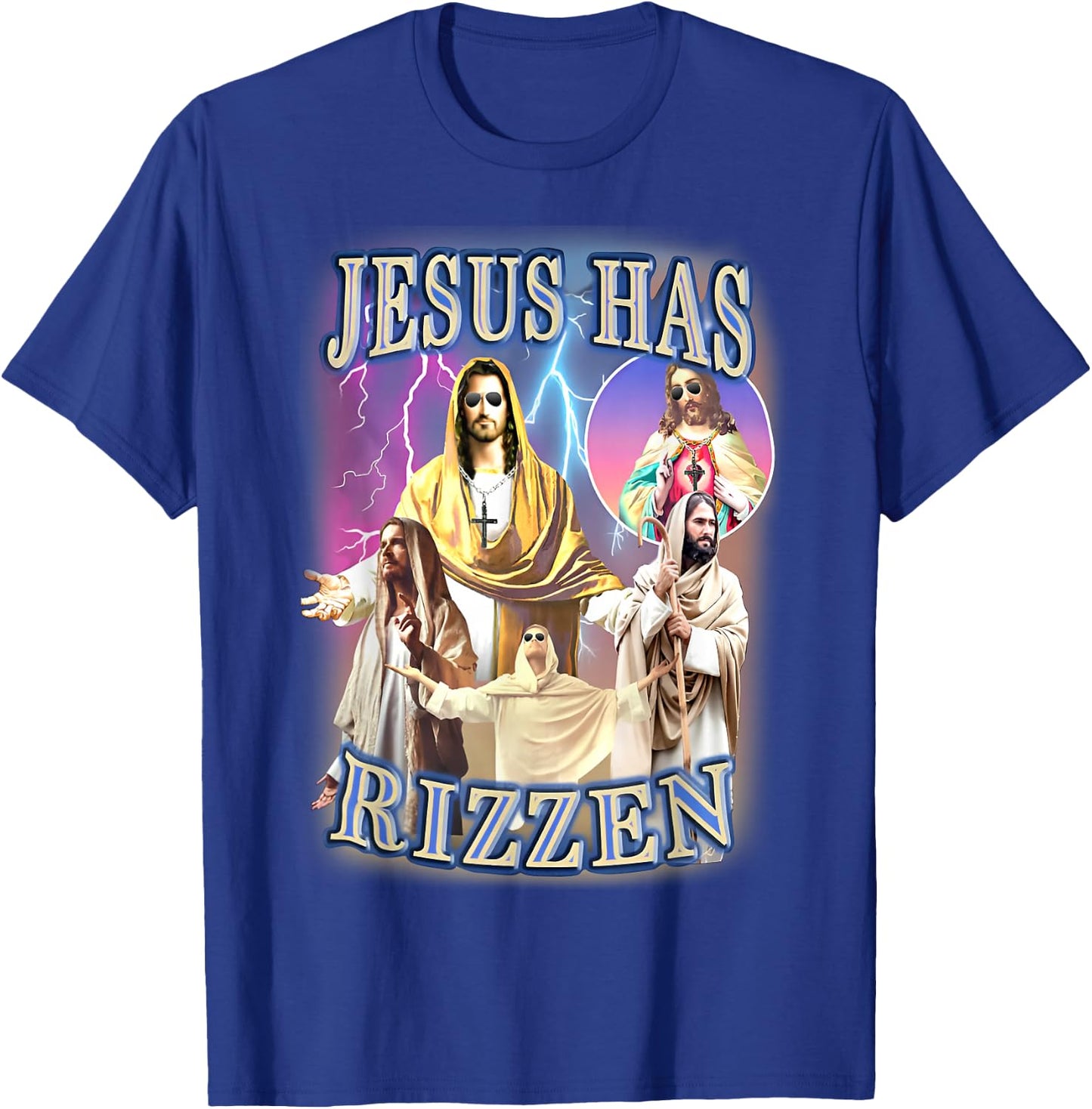 Jesus Has Rizzen T-Shirt - T-Shirt | Royal
