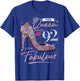 This Queen Makes 92 Looks Fabulous Shirt 92nd Birthday Women T-Shirt - T-Shirt | Royal