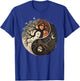 Harmonious Tree of Life Yin Yang Black - Classic Fit, Adult, Polyester/Cotton, Yoga T-Shirt - T-Shirt | Royal