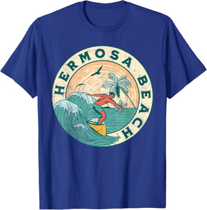 Hermosa Beach Men Women Girls Kids T-Shirt - T-Shirt | Royal