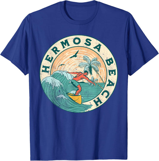 Hermosa Beach Men Women Girls Kids T-Shirt - T-Shirt | Royal