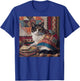 Cat Quilting Taco Men Women Girls Kids T-Shirt - T-Shirt | Royal