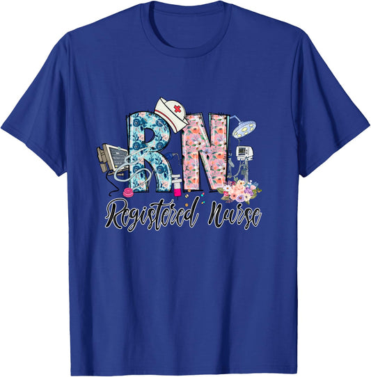 Registered Nurse For Student Nurse RN T-Shirt - T-Shirt | Royal