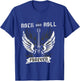 Guitar Wings 70s Vintage Retro 80s Rock & Roll Music T-Shirt - T-Shirt | Royal