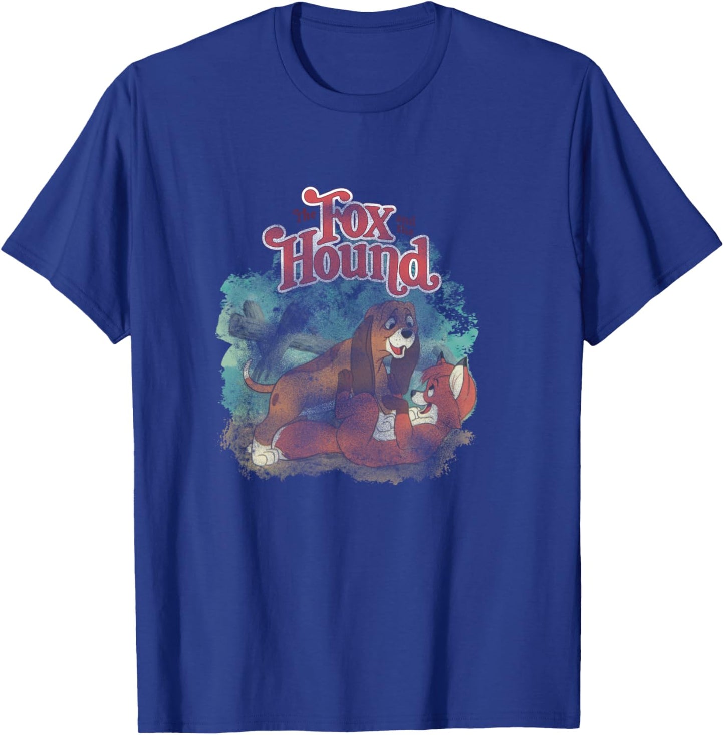 Disney The Fox and the Hound Vintage Classic Best Friends T-Shirt - T-Shirt | Royal