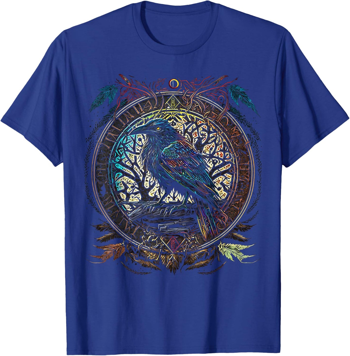 Odin's Raven Northman Valhalla Norse Mythology T-Shirt - T-Shirt | Royal