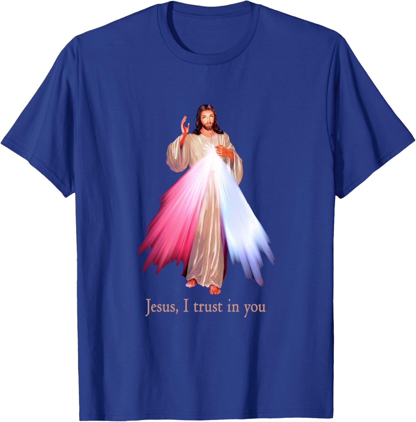 Divine Mercy Jesus I trust in You T-Shirt - T-Shirt | Royal