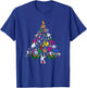 Broadway Musical Theatre Christmas Tree Funny Xmas T-Shirt - T-Shirt | Royal