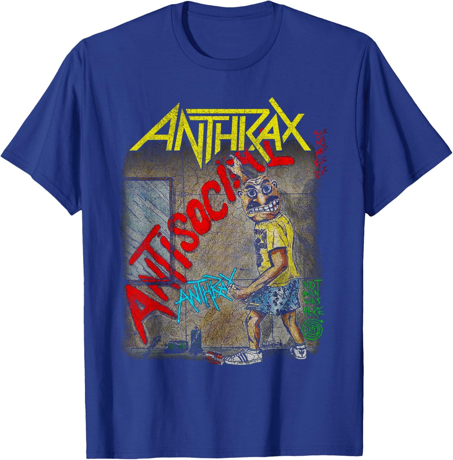 Anthrax – Antisocial T-Shirt - T-Shirt | Royal