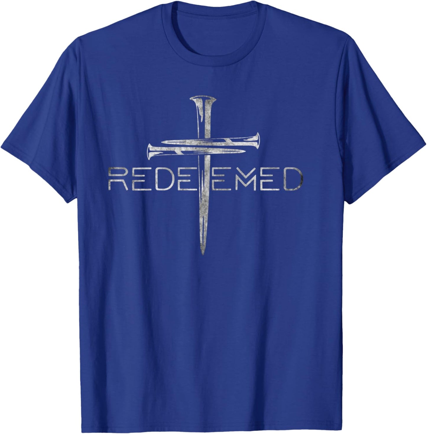 Redeemed Christian Bible Verse, Cross Follower Christian T-Shirt - T-Shirt | Royal