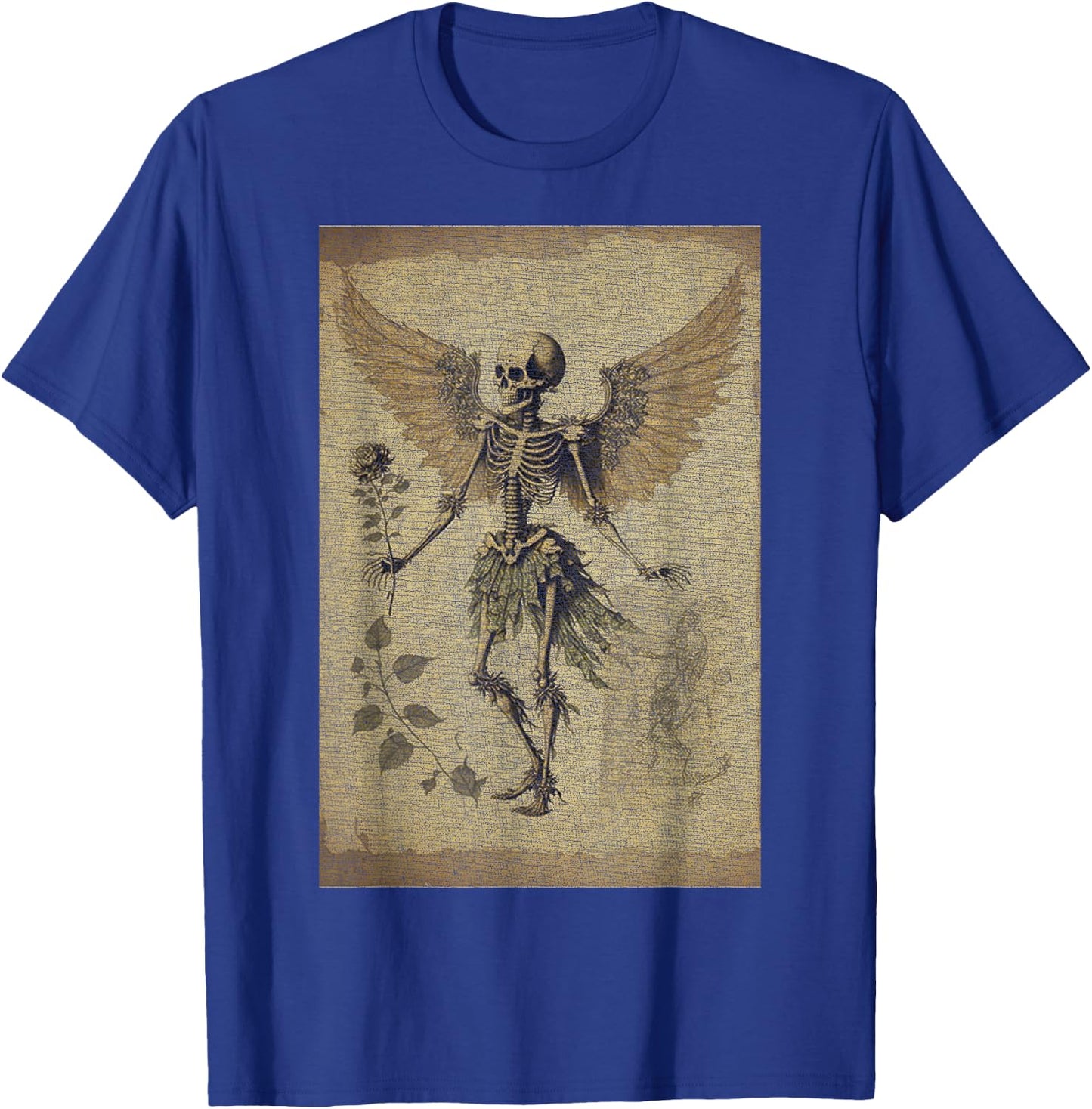 Fairy Grunge Fairycore Aesthetic Skeleton Butterfly Gothic T-Shirt - T-Shirt | Royal