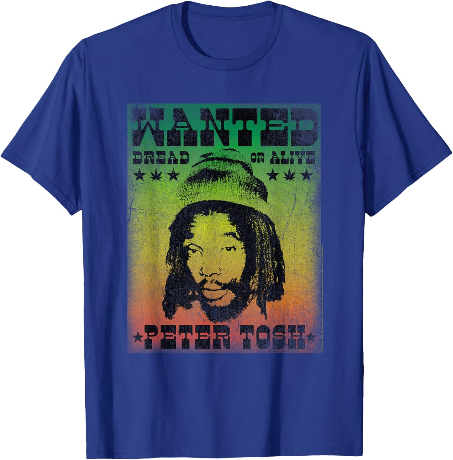Peter Tosh Dread or Alive T-Shirt - T-Shirt | Royal