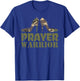 Camo Heels Prayer Warrior Faith God Jesus Christian Women T-Shirt - T-Shirt | Royal