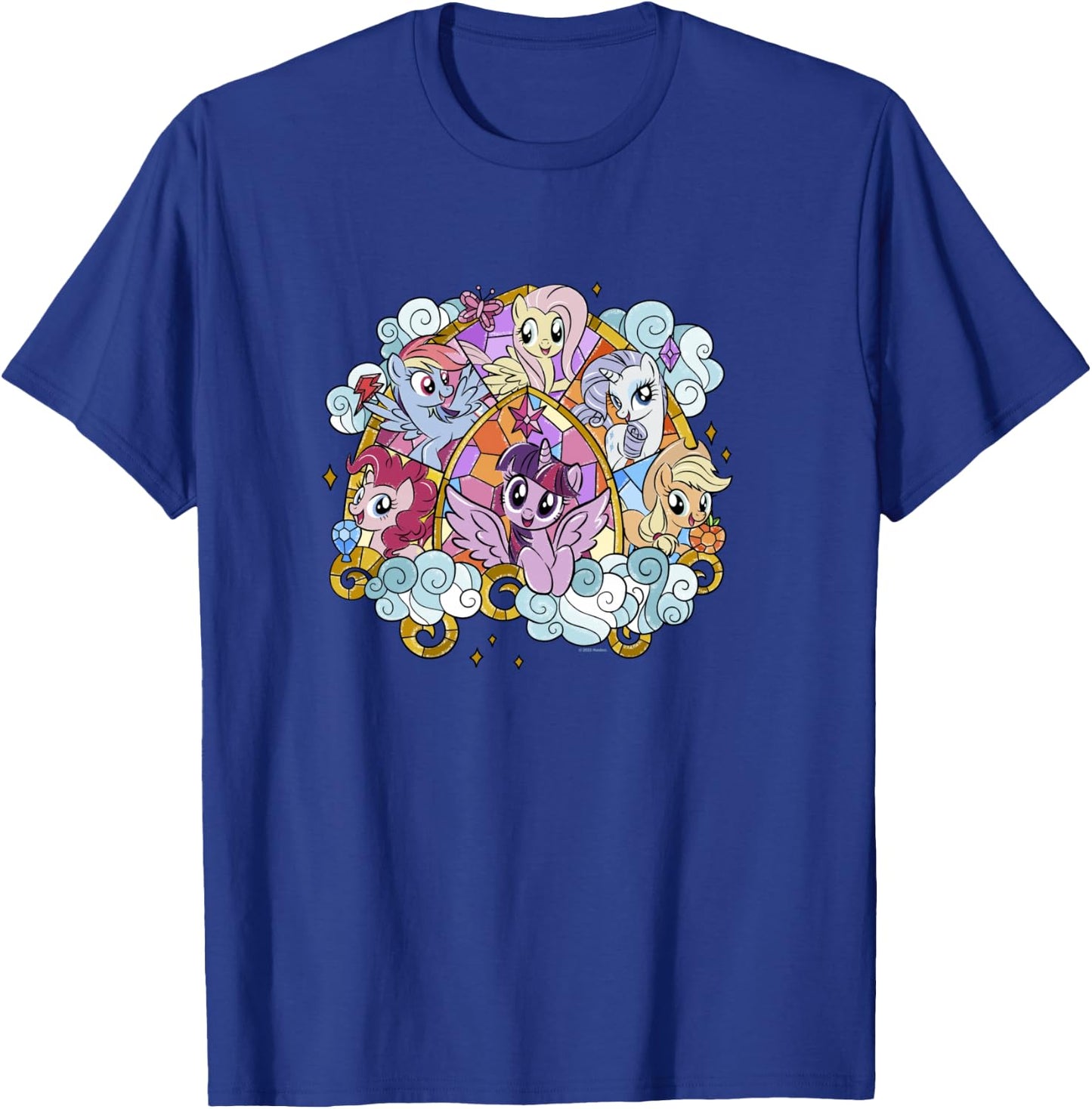 My Little Pony: Friendship Is Magic Stained Glass Pony Group T-Shirt - T-Shirt | Royal