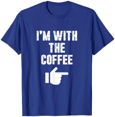 I'm with the Coffee Fun Easy Playful Halloween Costume T-Shirt - T-Shirt | Royal