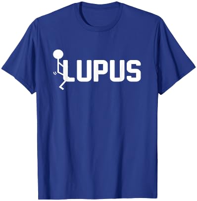 Fuck Lupus - fuck Lupus Awareness Month Purple Ribbon T-Shirt - T-Shirt | Royal