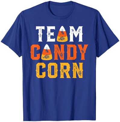 Funny Retro Team Candy Corn Halloween T-Shirt - T-Shirt | Royal