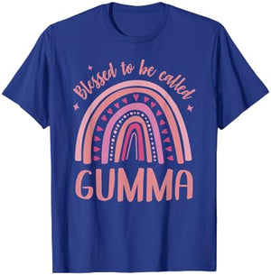 Gumma for Grandma Women Mother's Day Blessed Gumma T-Shirt - T-Shirt | Royal
