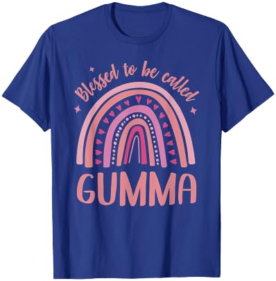 Gumma for Grandma Women Mother's Day Blessed Gumma T-Shirt - T-Shirt | Royal