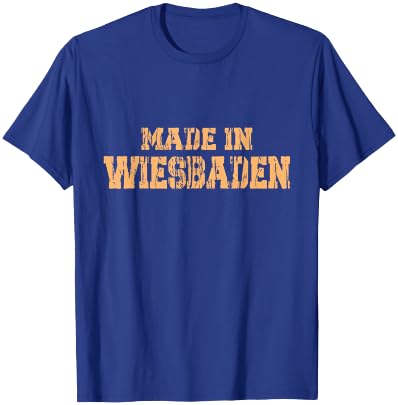 Born In Wiesaden, Retro City Wiesbaden T-Shirt - T-Shirt | Royal