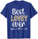 Best Lovey | Lovey Grandmother Appreciation Lovey Grandma T-Shirt - T-Shirt | Royal