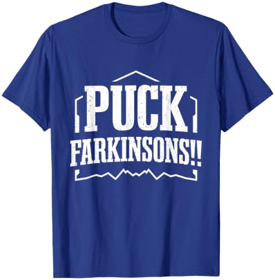 Parkinson's Disease Awareness Puck Farkinsons Parkinson's T-Shirt - T-Shirt | Royal