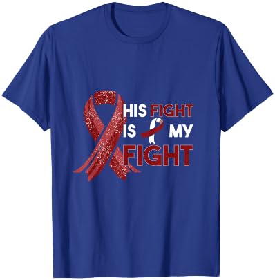 Throat Cancer Ribbon Throat Cancer Awareness - Black - -Adults - Small - - Short Sleeve T-Shirt - T-Shirt | Royal