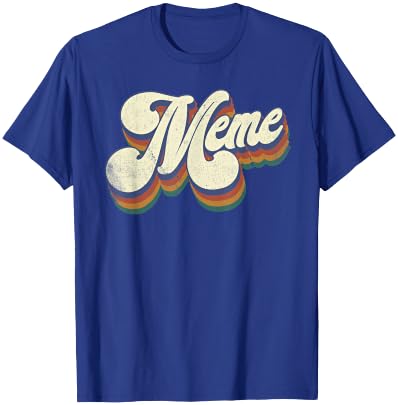 Meme Gifts For Grandma Retro Vintage Mother's Day Meme T-Shirt - T-Shirt | Royal