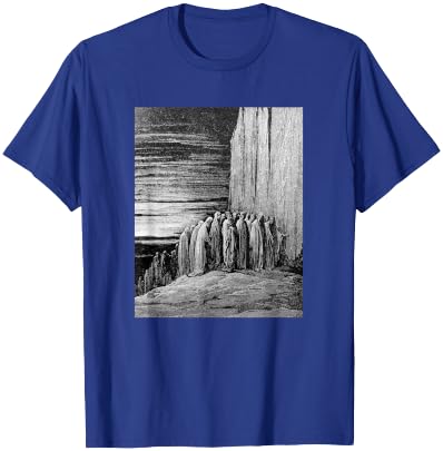 Gustave Doré - Purgatorio, The Crowd of Lazy #2 - Dante T-Shirt - T-Shirt | Royal