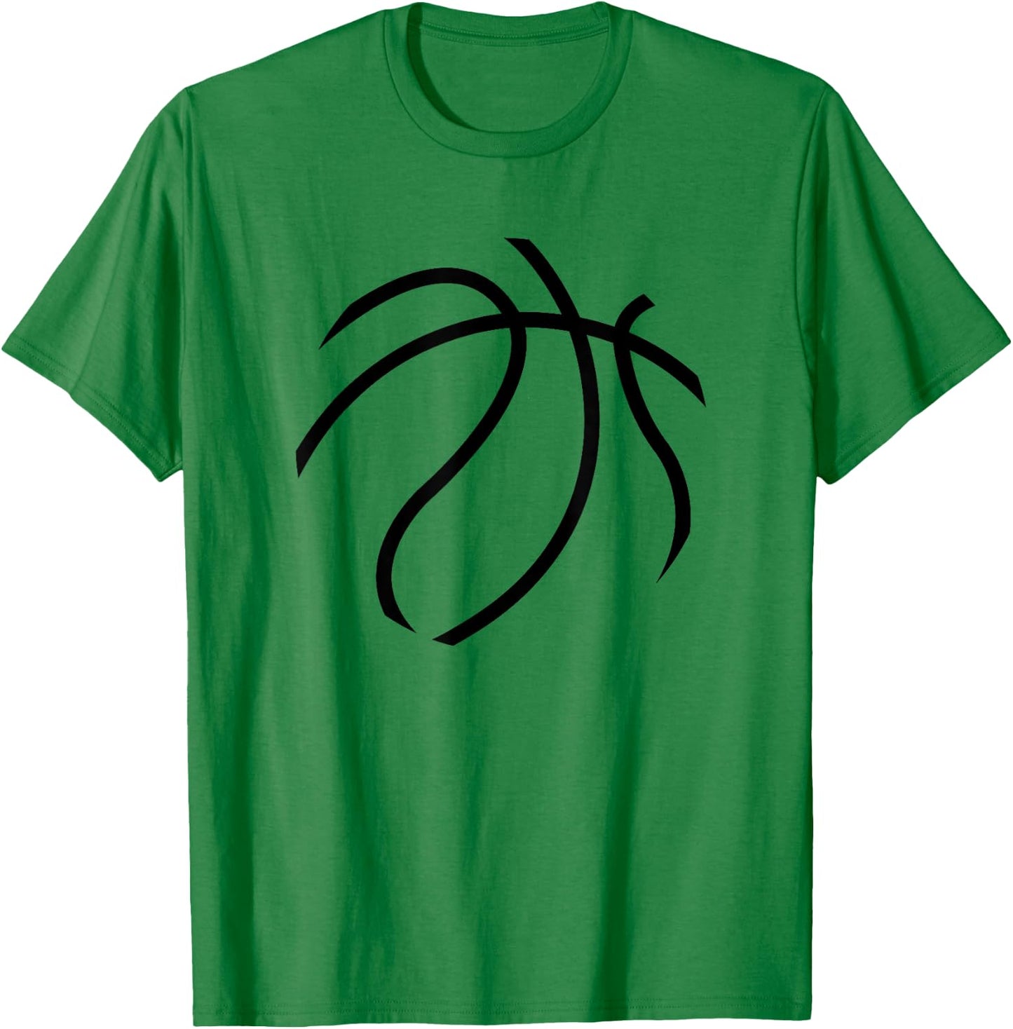 Threadrock -Kids & Adults Basketball Halloween , Orange, Small, Short Sleeve T-Shirt - T-Shirt | Irish Green