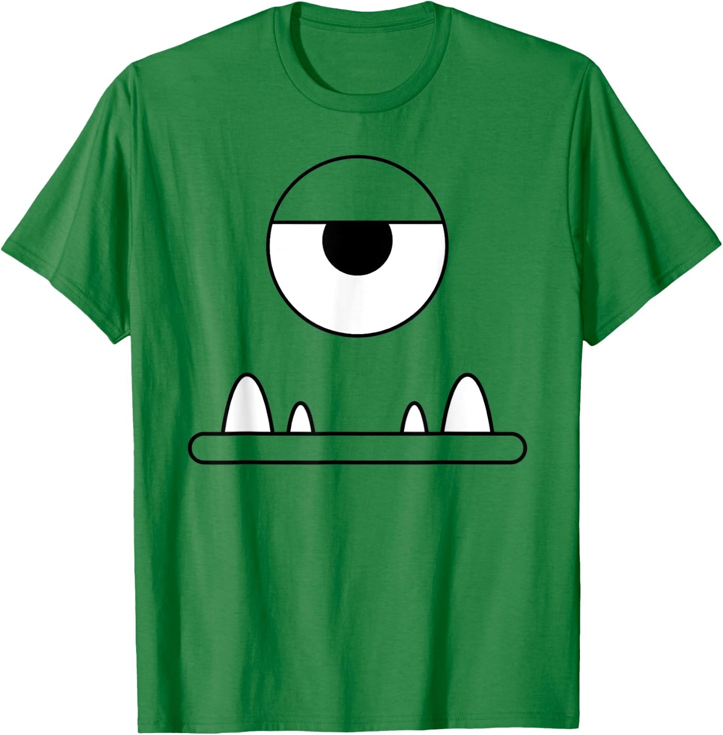 Funny Cute Monster Face One Eyeball Easy Halloween Costume T-Shirt - T-Shirt | Irish Green