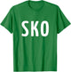 SKO - Slovakia Three Part Combo Design - Slovak Flag Part 3 T-Shirt - T-Shirt | Irish Green