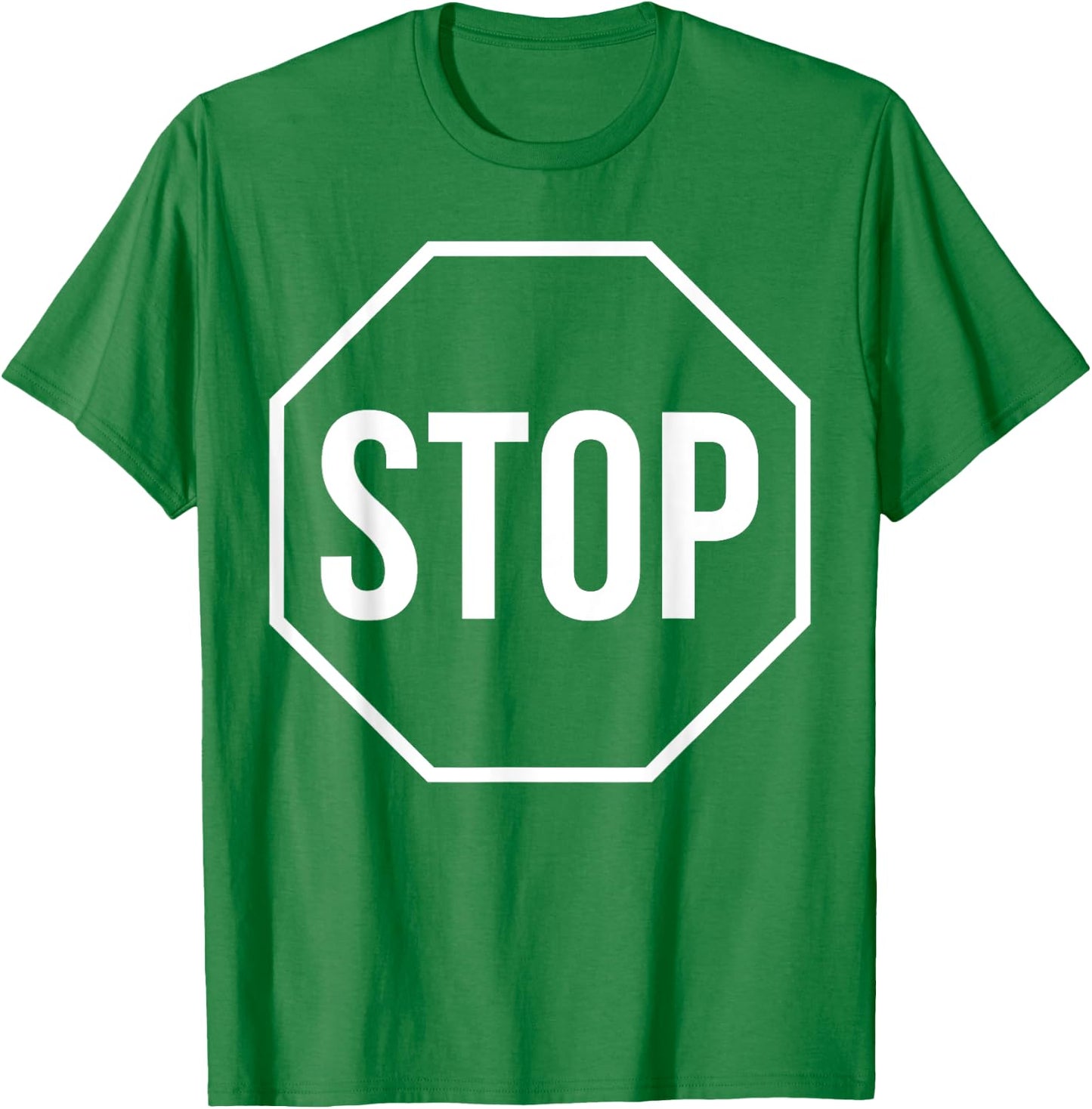 Stop Sign Stop Sign Costume Shirt T-Shirt - T-Shirt | Irish Green
