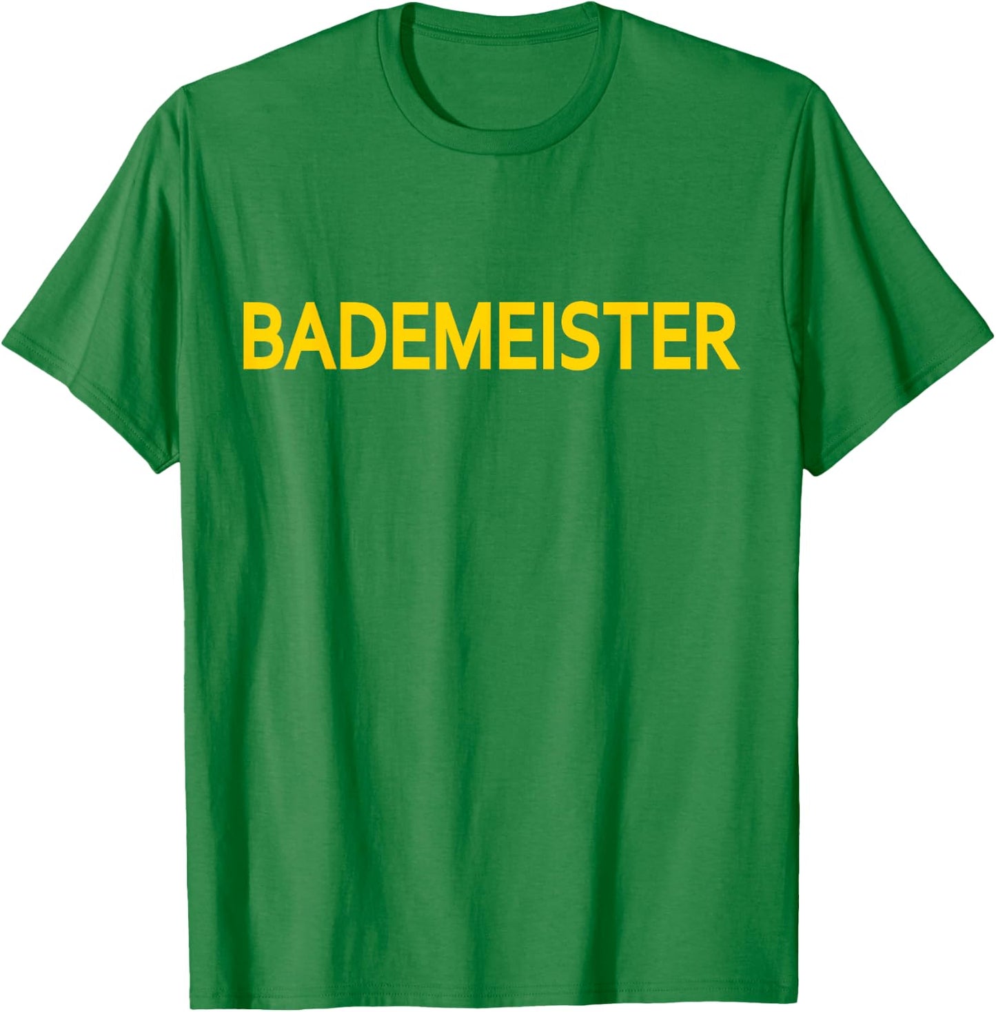 Badmeister Swimming Master Breast Lettering Men Women T-Shirt - T-Shirt | Irish Green
