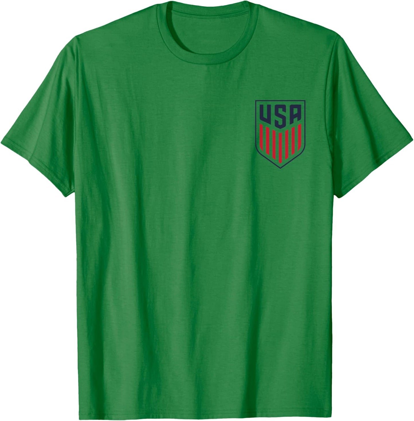 USA Flag American Football T-Shirt - T-Shirt | Irish Green