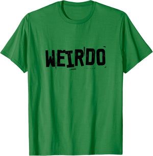 Weirdo Funny Goth Emo Punk Kid Alternative Music T-Shirt - T-Shirt | Irish Green