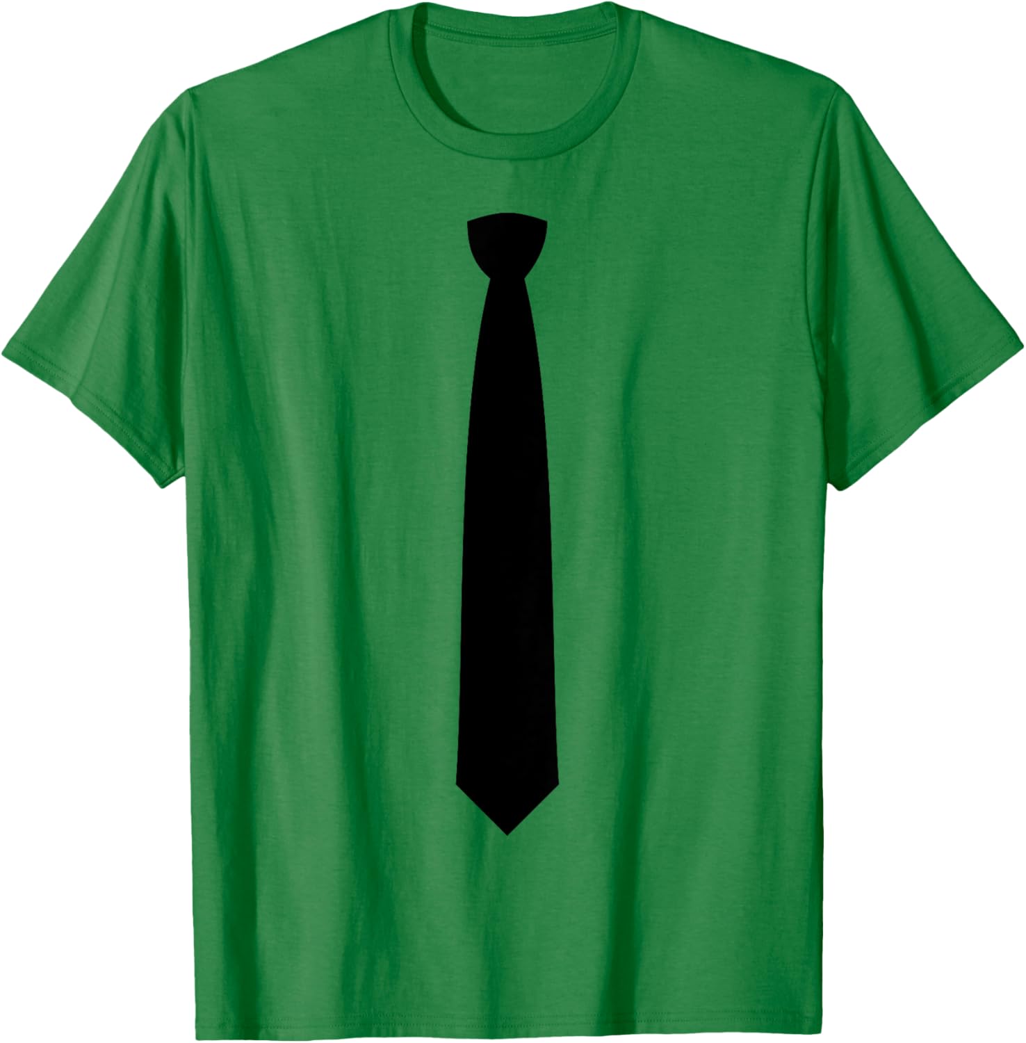 Tie Printed Fake Suit Shirt Tie Funny Dressed T-Shirt - T-Shirt | Irish Green