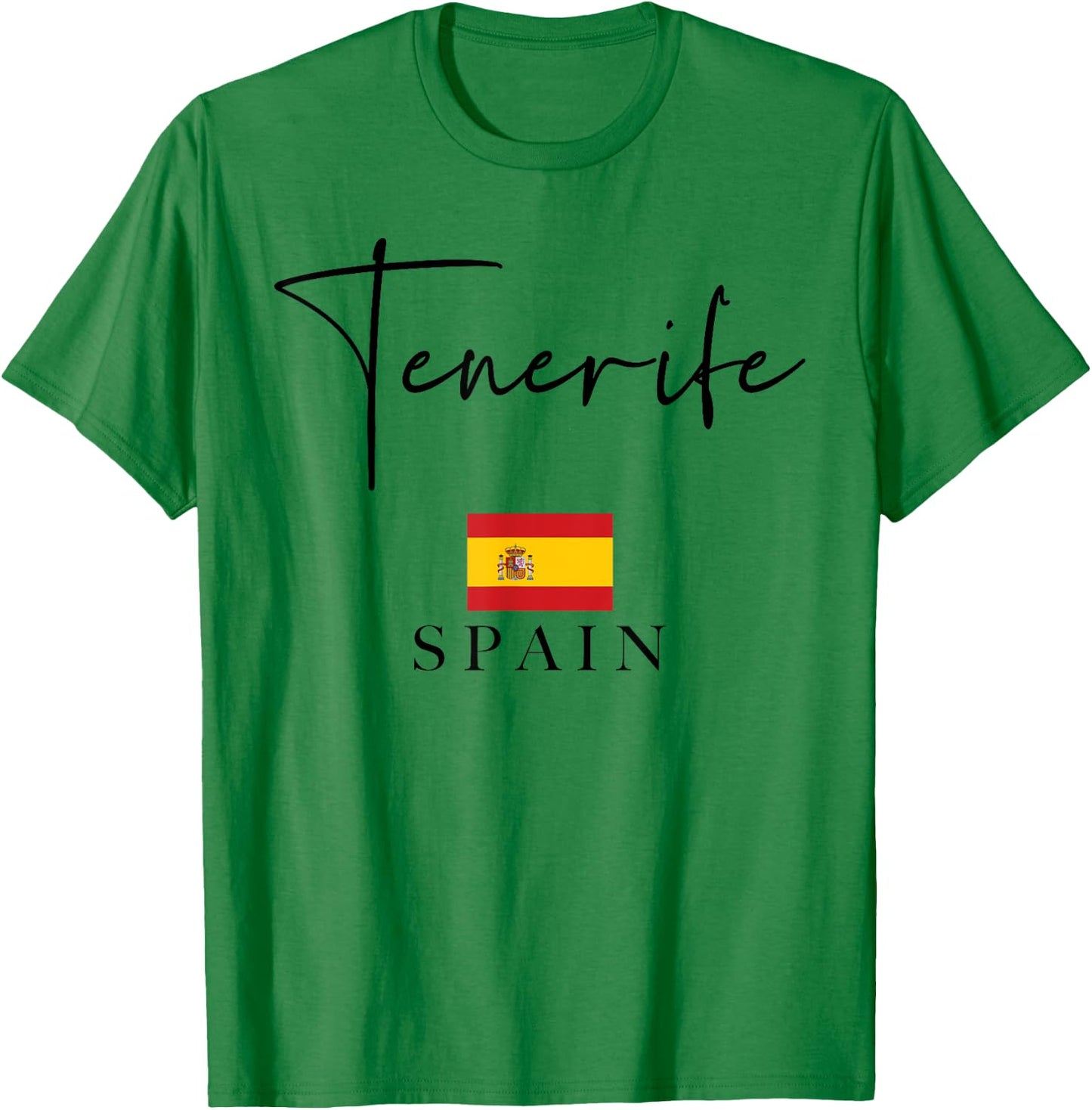 Canary Islands Flag Vacation - Island Tenerife T-Shirt - T-Shirt | Irish Green