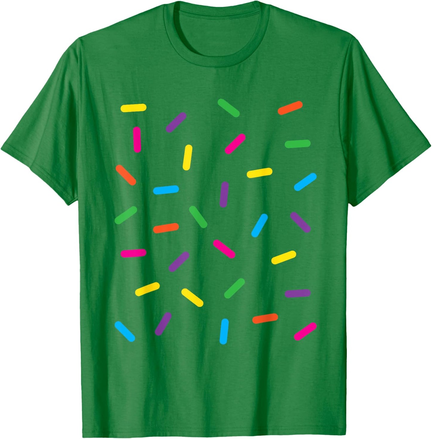 Funny Ice Cream Rainbow Sprinkles Jimmies Halloween Costume Men Women Kids T-Shirt - T-Shirt | Irish Green