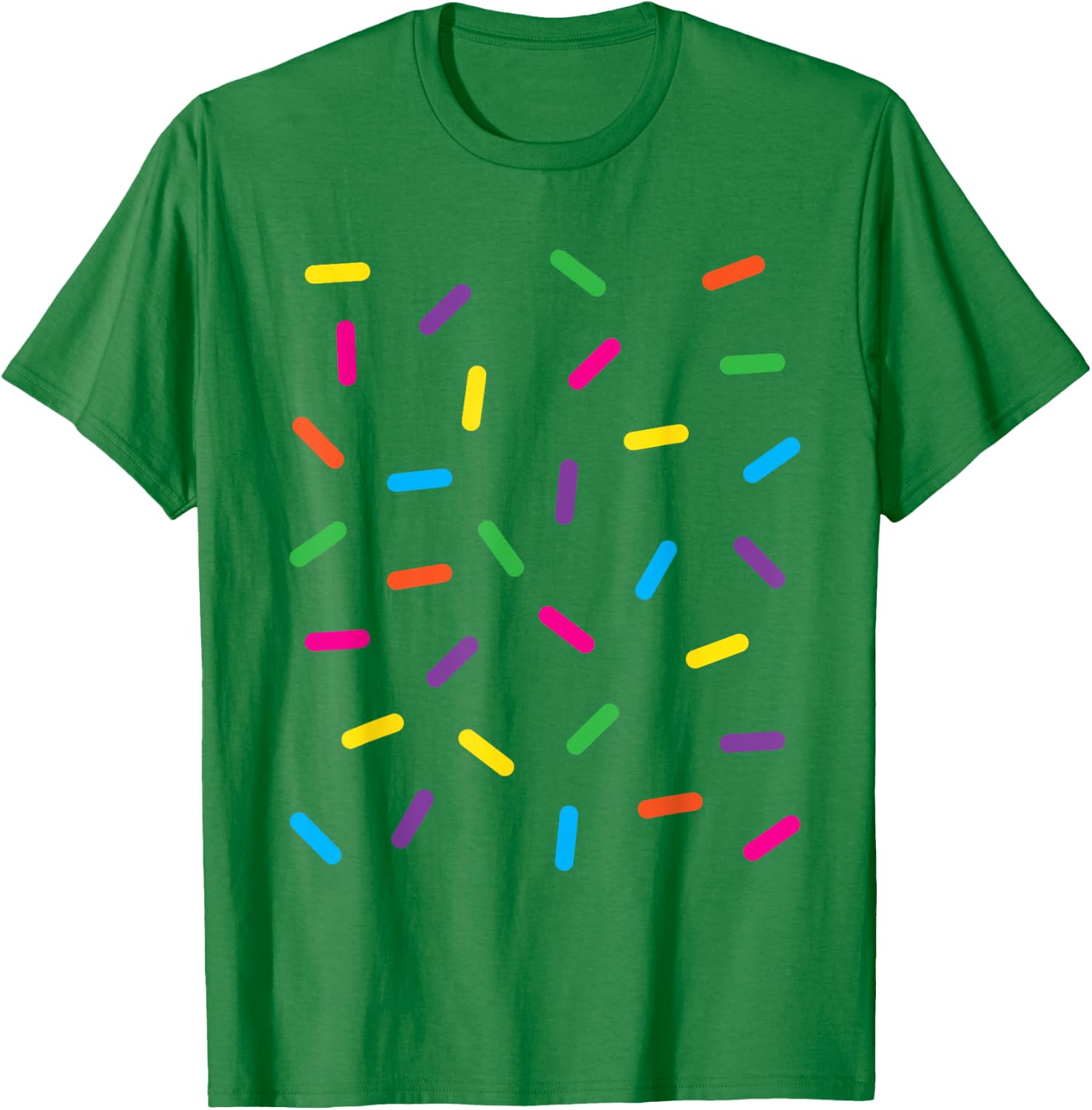 Funny Ice Cream Rainbow Sprinkles Jimmies Halloween Costume Men Women Kids T-Shirt - T-Shirt | Irish Green