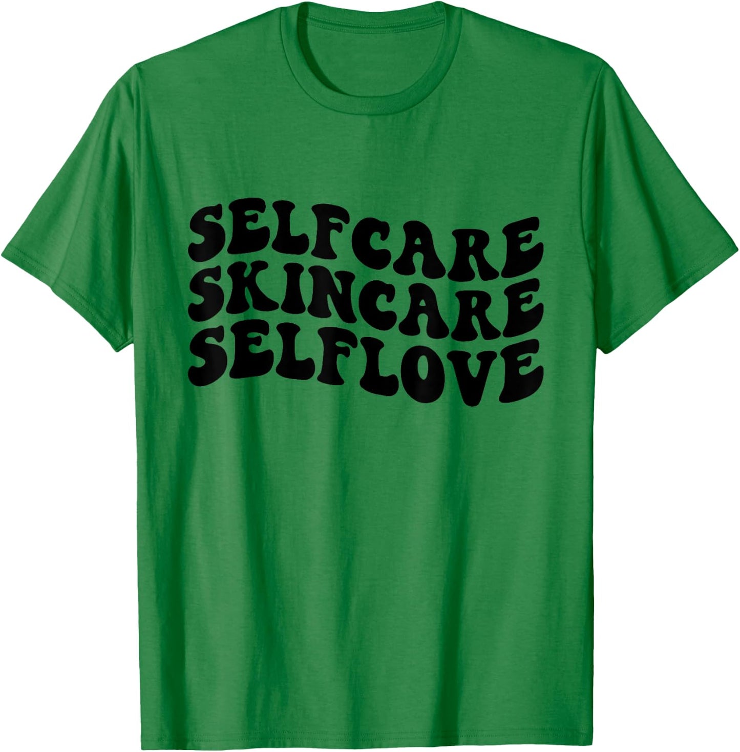 Selfcare Skincare Selflove Retro Esthetician T-Shirt - T-Shirt | Irish Green