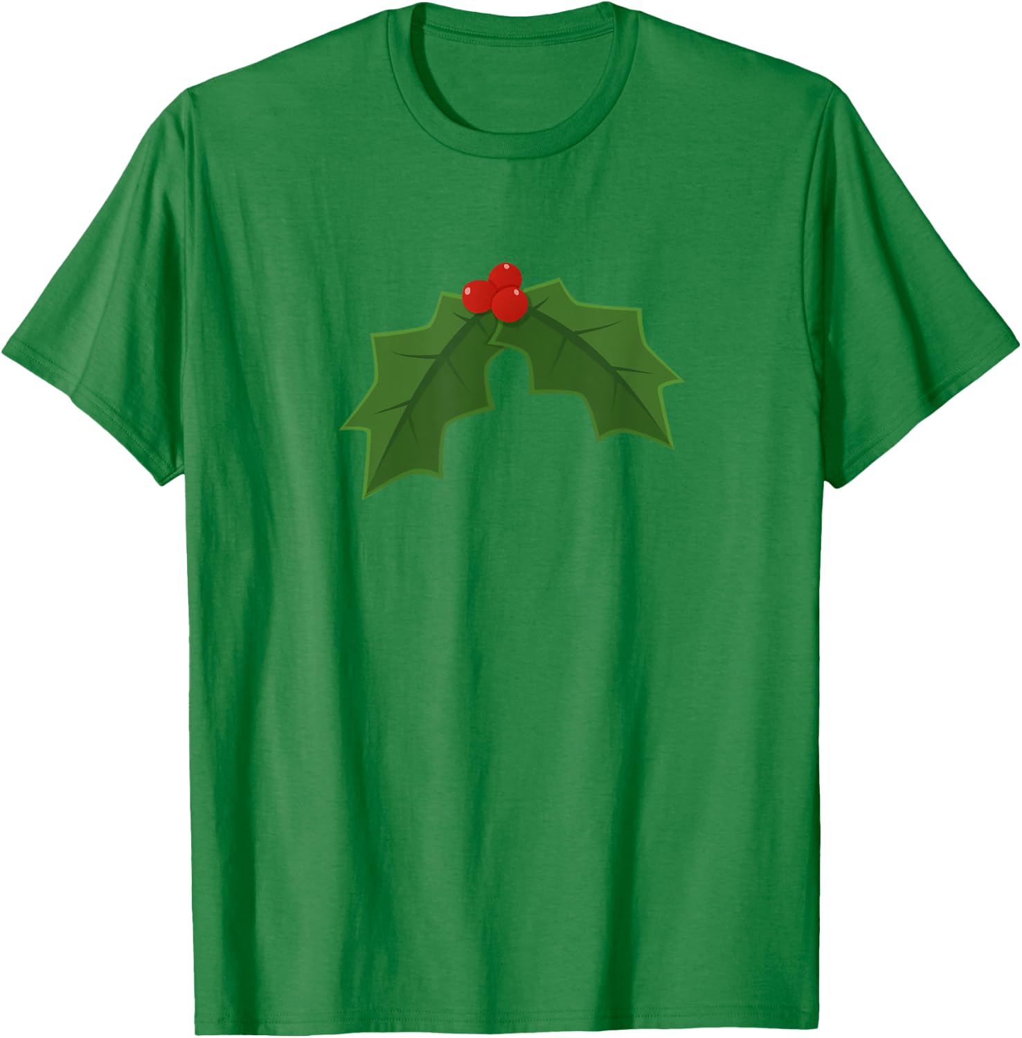 Holly - Holly and berries Christmas T-Shirt - T-Shirt | Irish Green
