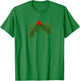 Holly - Holly and berries Christmas T-Shirt - T-Shirt | Irish Green