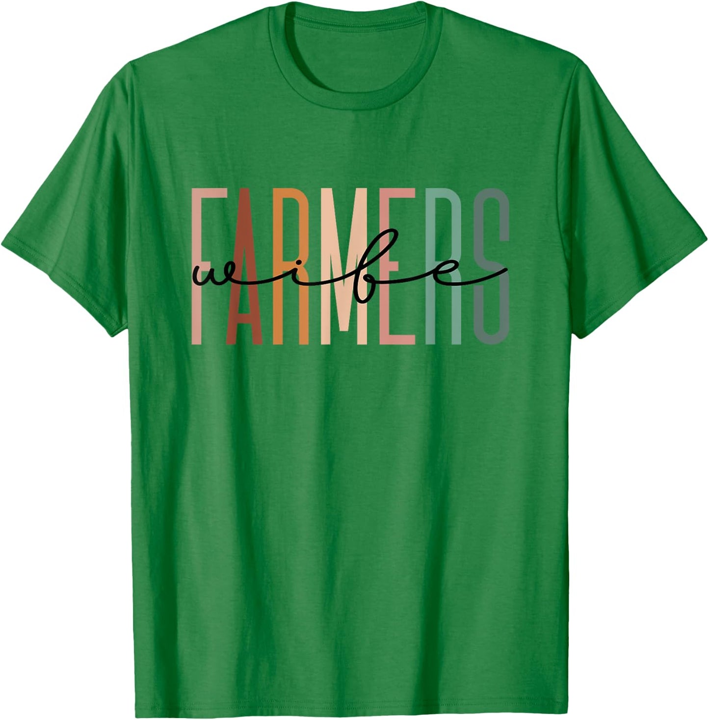 Farmers Wife Farmer Lover Wife Farming life T-Shirt - T-Shirt | Irish Green