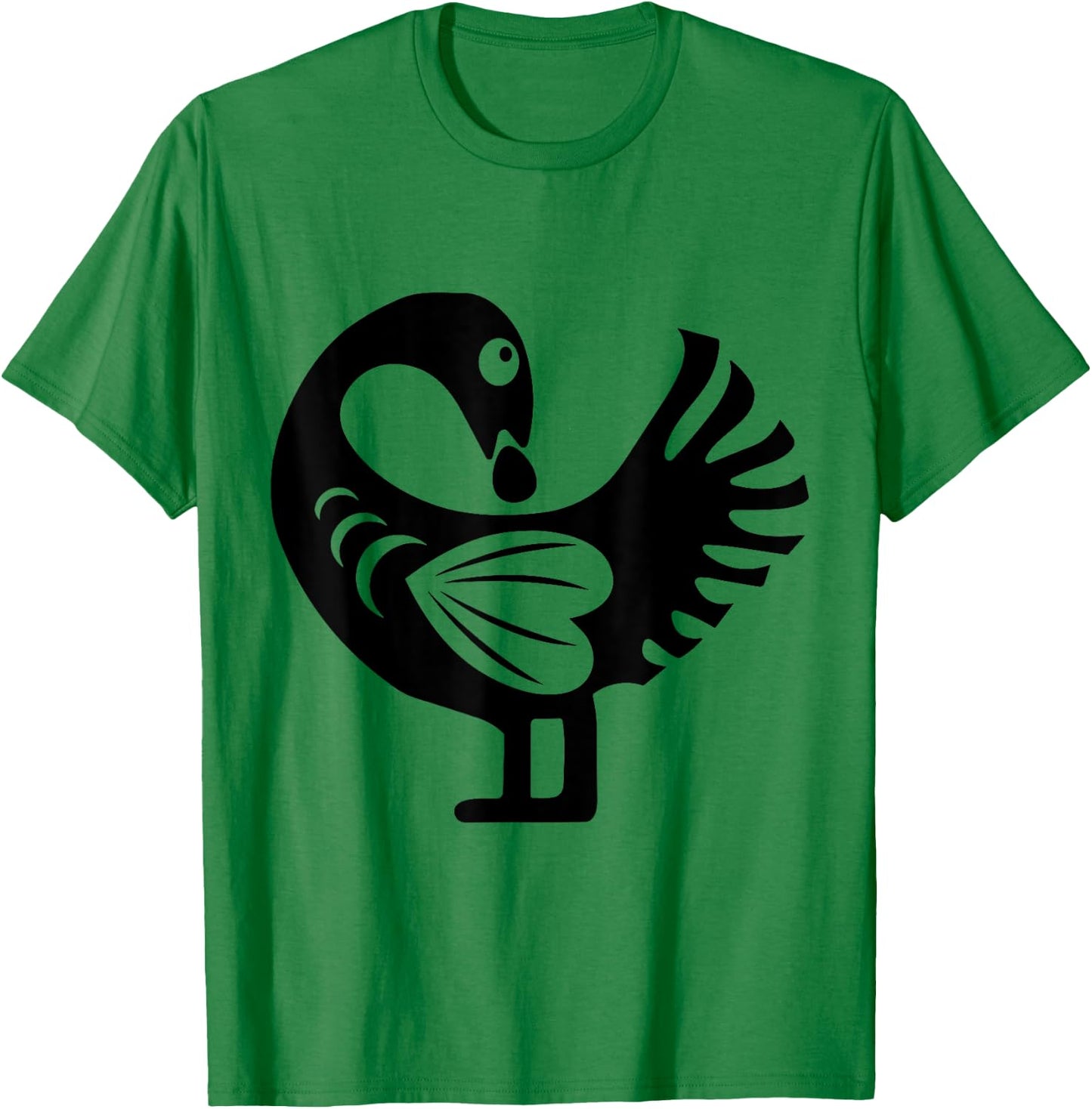 Sankofa Symbol Adinkra Ghana Black History Bird T-Shirt - T-Shirt | Irish Green