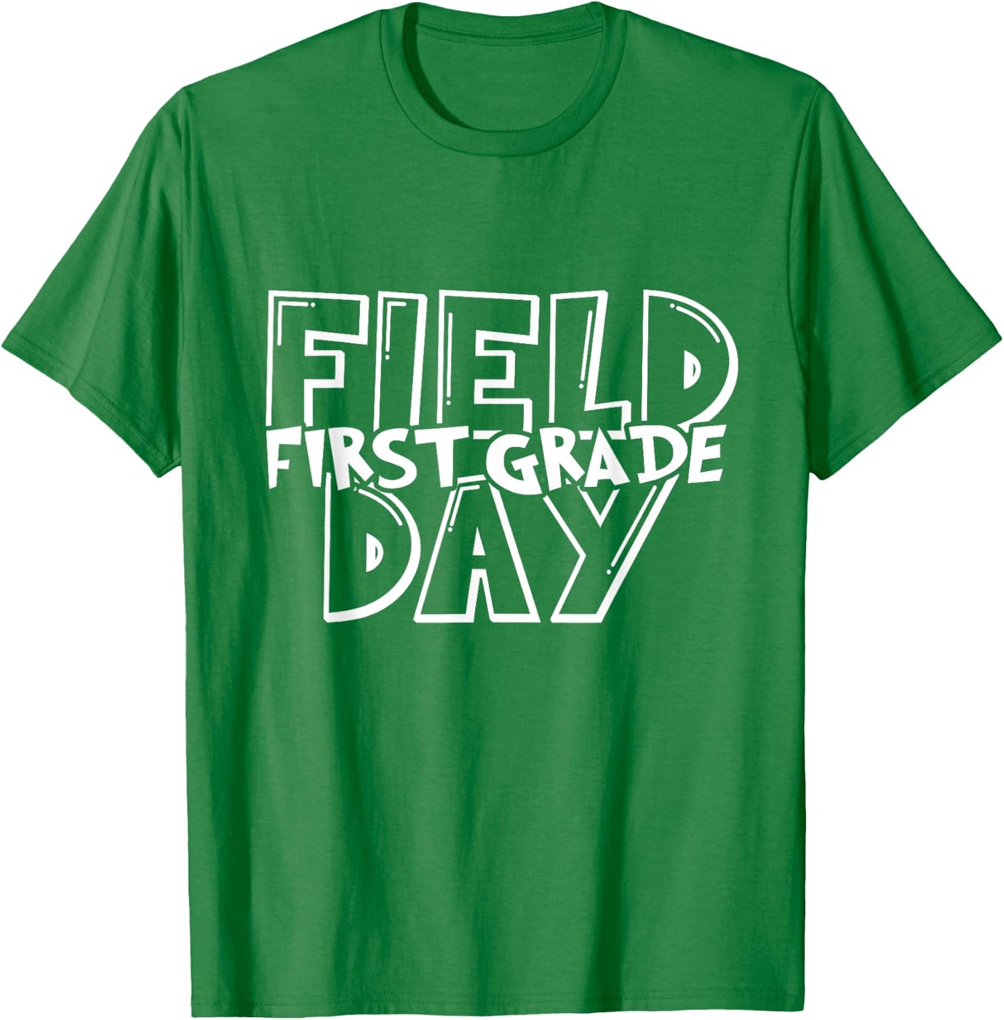 Field Day 2025 First Grade school teacher kids Red T-Shirt - T-Shirt | Irish Green