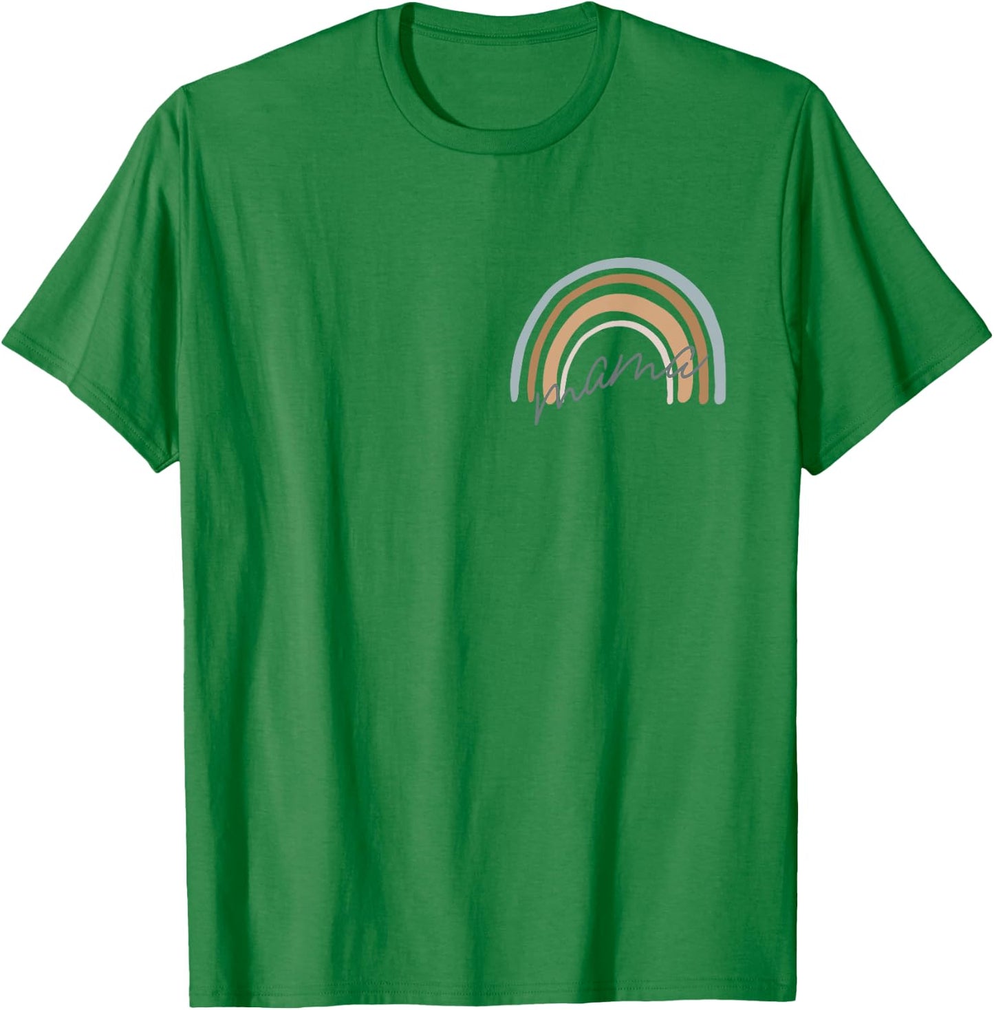 Vintage Boho Rainbow Mama Girl Mom Cute Mother's Day Gift T-Shirt - T-Shirt | Irish Green
