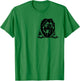 Funny Caucasian Shepherd Dog Inside Pocket Lovers Dog Gift Men Women T-Shirt - T-Shirt | Irish Green