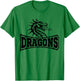 Dragon Teacher Student School Sports Fan Team Spirit T-Shirt - T-Shirt | Irish Green