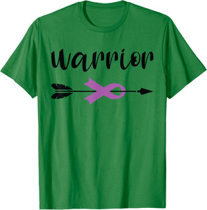 Warrior Cancer Support - Ribbon Leiomyosarcoma Awareness T-Shirt - T-Shirt | Irish Green